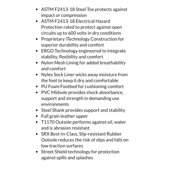 Caterpillar Paisley work boots, 6.5 wide - Picture 12 of 12